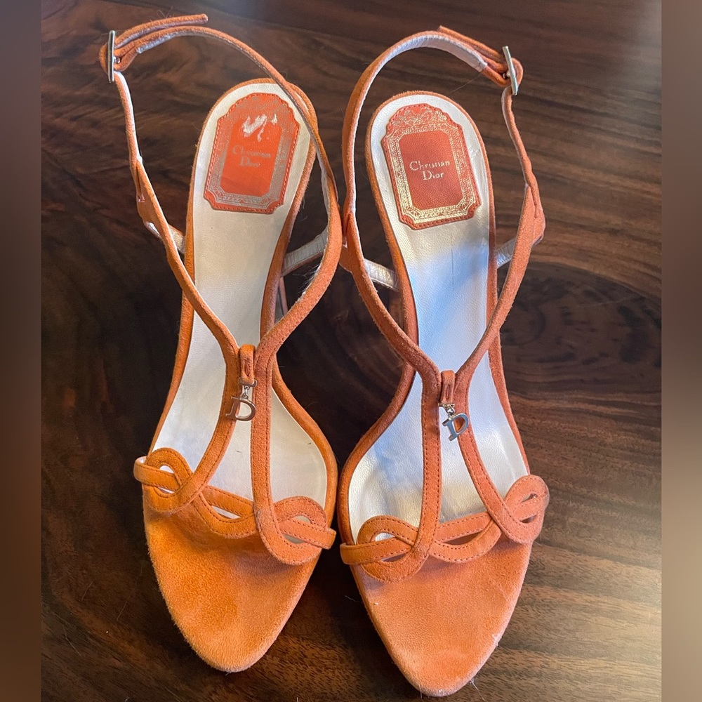 Authentic Christian Dior Orange Heels